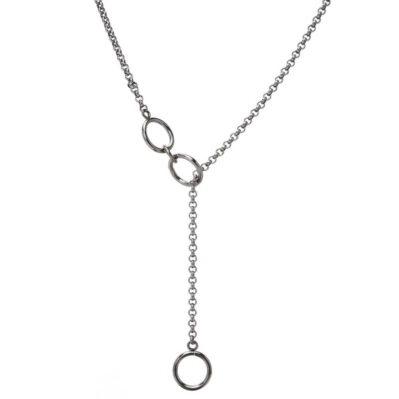S24ロールチェーン3.0mm60cm シルバーネックレス S24ロールチェーン3.0mm60cm シルバーネックレス