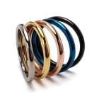 純チタン製 シンプルリング 2mm 5色 [r509]