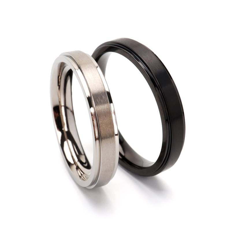 純チタン製 シンプルリング 4mm 2色 [r510] | リング,チタン | SILVER