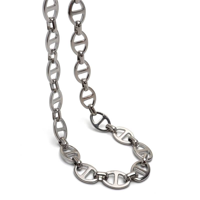 ステンレス アンカーチェーンネックレス [n834-silver] | ネックレス