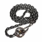 S925 フェザーネックレスチェーン [cs014-b5-60cm]