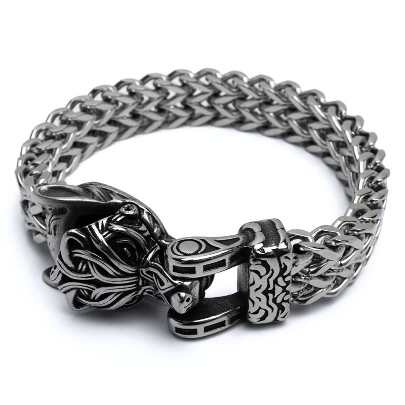 ステンレス 狼ブレスレット ケルト [b795] | ブレスレット,ステンレス