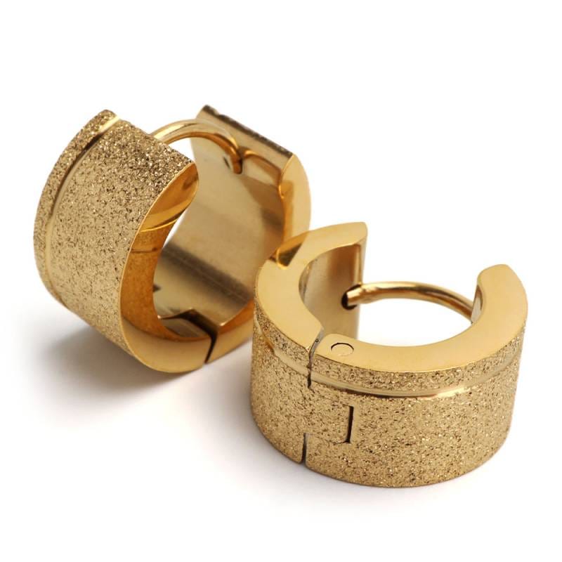 ステンレス フープピアス 太め [e395] | ピアス,ステンレス | SILVER