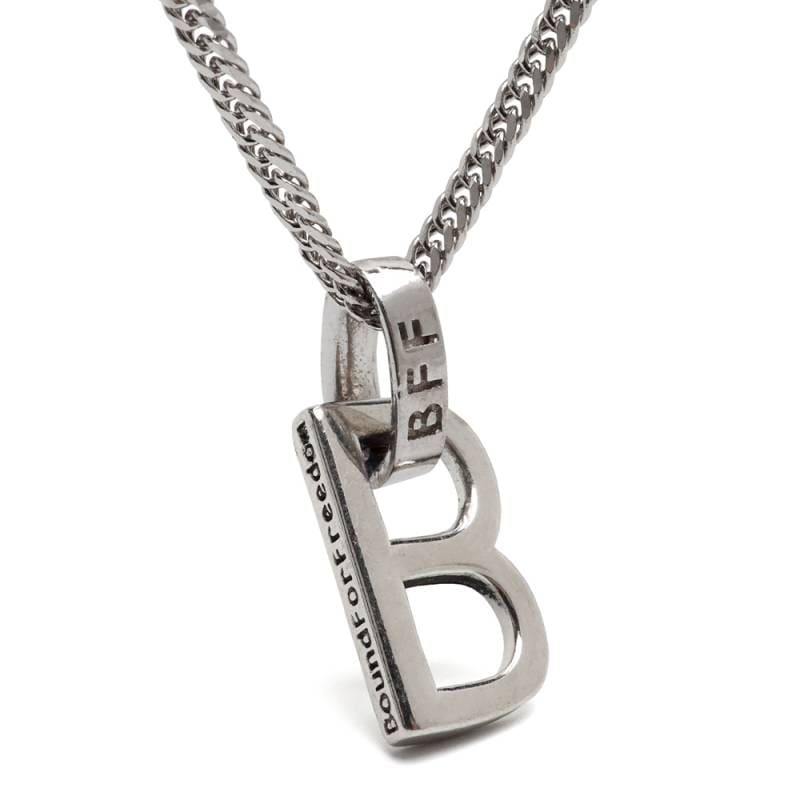 BFF S925 「B」ネックレス [bffns062-cs053-2mm] | ネックレス