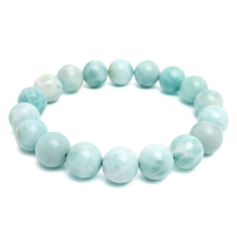 天然ラリマーブレスレット 11mm [b861-11mm] | ブレスレット,ストーン
