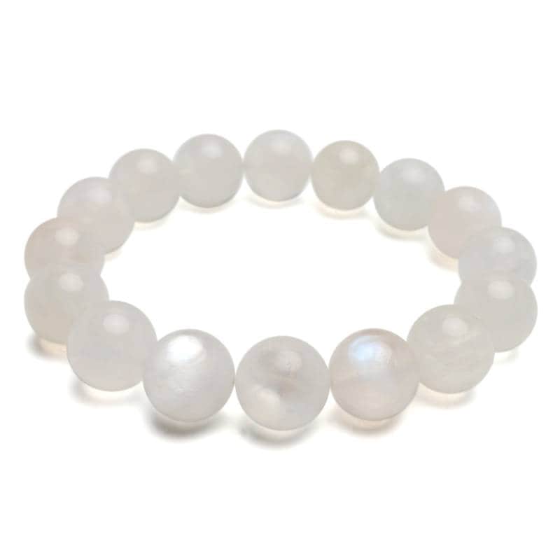 天然ブルームーンストーンブレス 13.5mm [b868-13mm] | ブレスレット