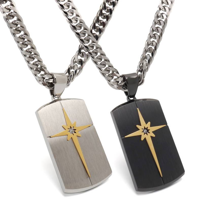 ステンレス ドッグタグネックレス [n1083-n348-s-6mm] | ネックレス