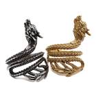 ステンレス ドラゴンリング 2色 [r779]