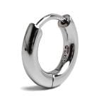 シルバー925 シンプルなデザインで定番人気のフープピアス。幅3mm [es510]