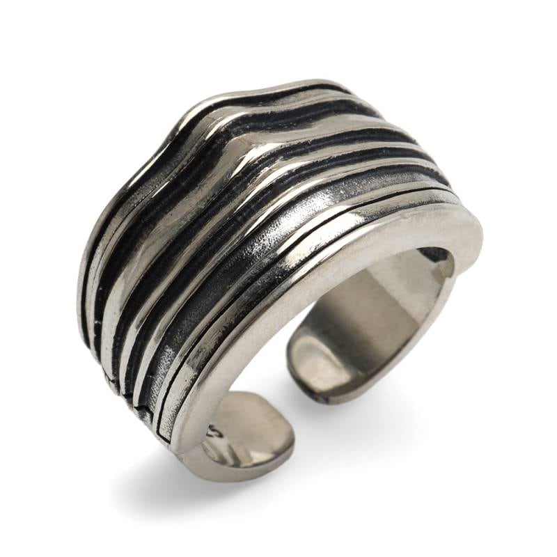 Paso、925シルバー指輪、直径20mm リング,シルバー925 | SILVER KYASYA
