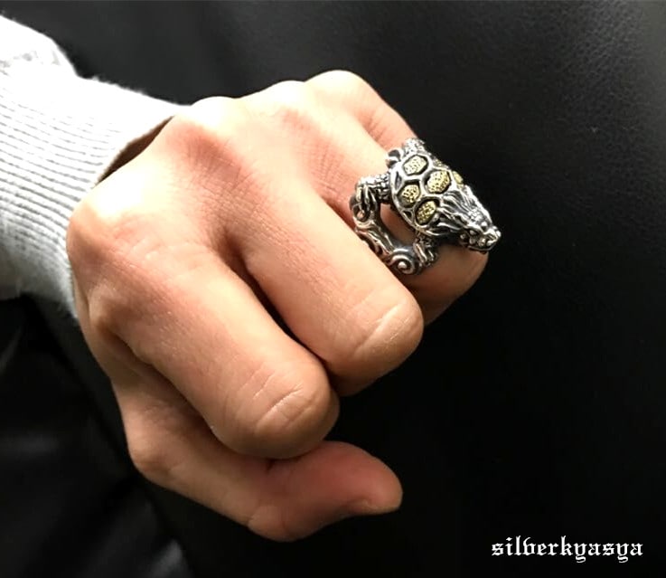 925 龍亀リング [rs135] | スタイルで探す,迫力満点！ごつめ