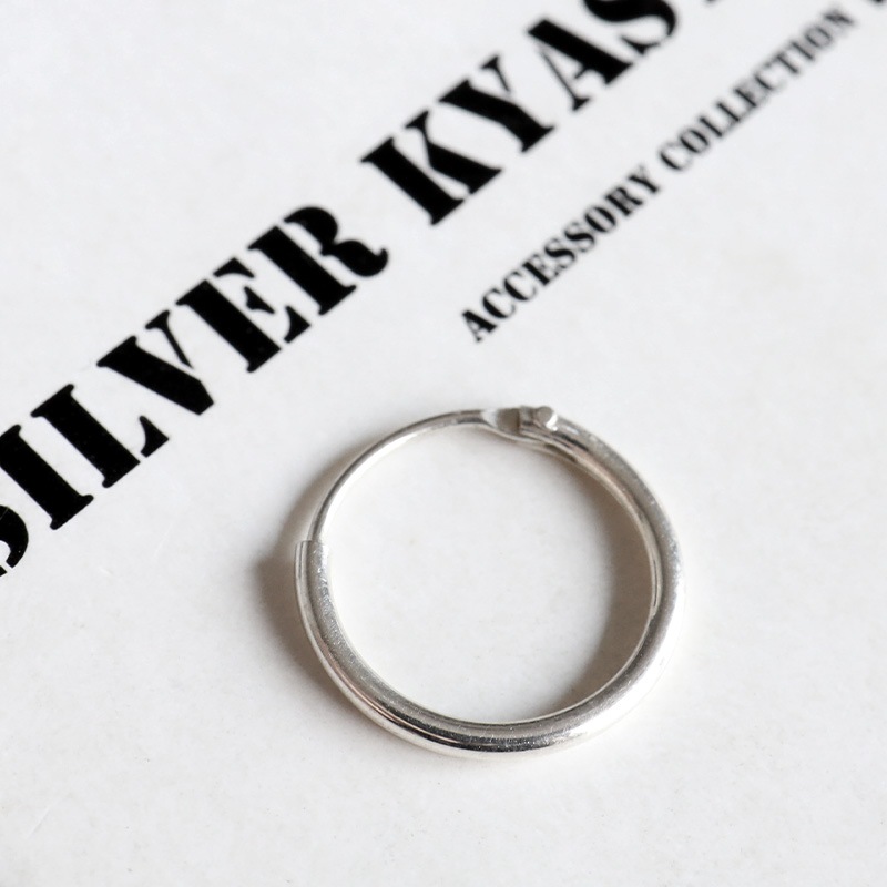 シルバー925 シンプルなフープピアス [ce453] | ピアス,シルバー925