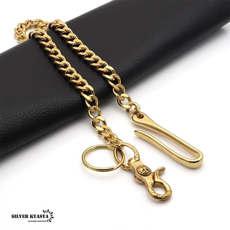 クロスウォレットチェーン ゴールド [wc035] | ウォレットチェーン