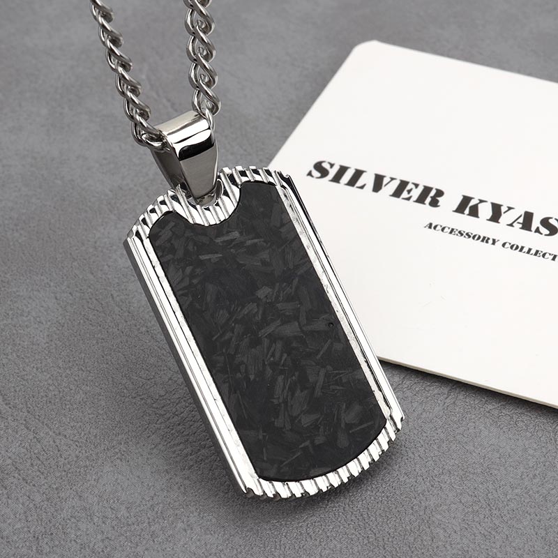 ステンレス ドッグタグネックレス [n707-silver] | スタイルで