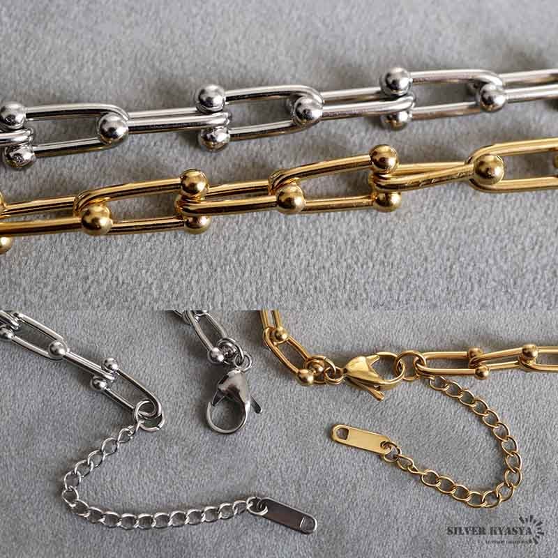 YON 新品未使用ブレスレット AWNL】メンズ デュモルチェライト/オニキス ブレスレット| 10mm