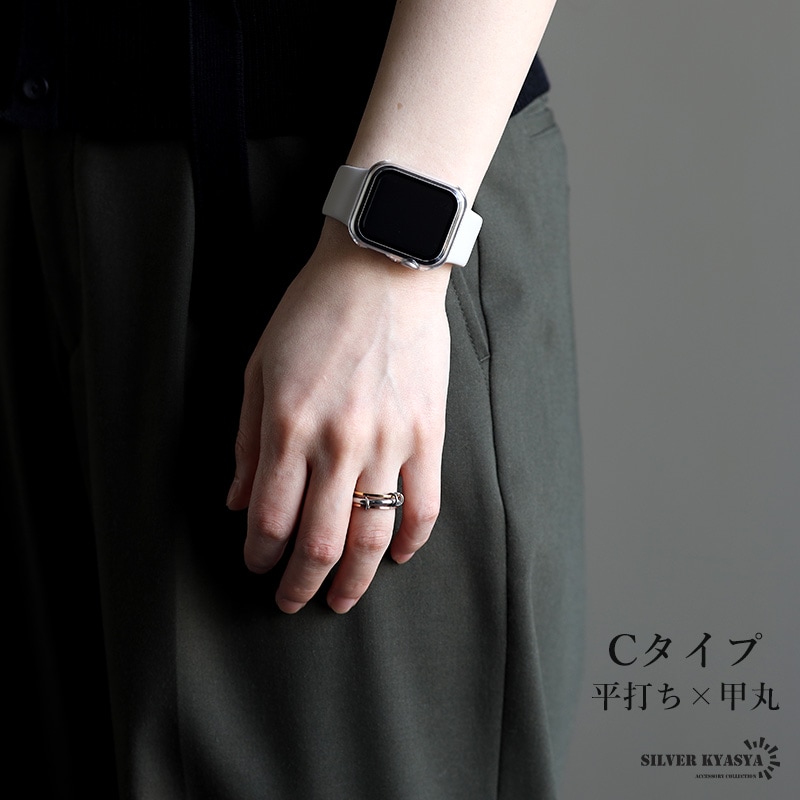 ステンレス トリニティ3連リング 6タイプ [r627] | リング,ステンレス
