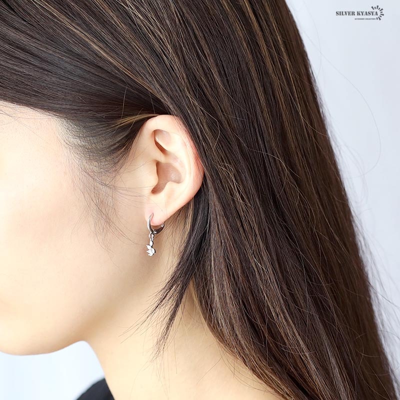 ドロップピアス リーフ [e067-h] | ピアス | SILVER KYASYA