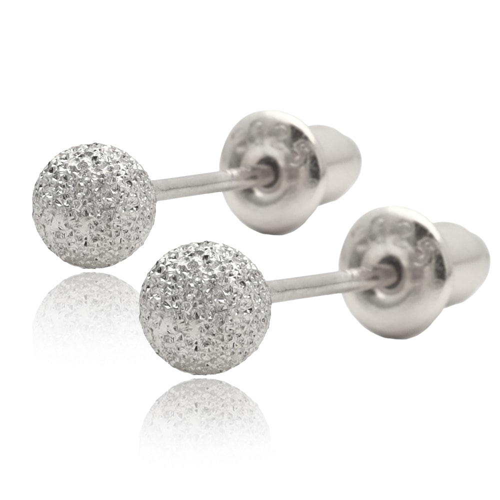 ヴィンテージ⭐︎シルバーピアス White Cubic Zirconia Rhodium Over Sterling Silver Earrings