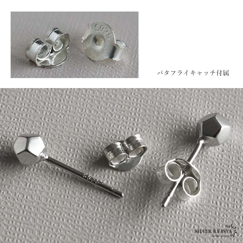 限定値下げ！off-white ペーパークリップ型ピアス　ダブル シルバー925 多角形ピアス 小ぶりピアス [ce393] | お洒落な
