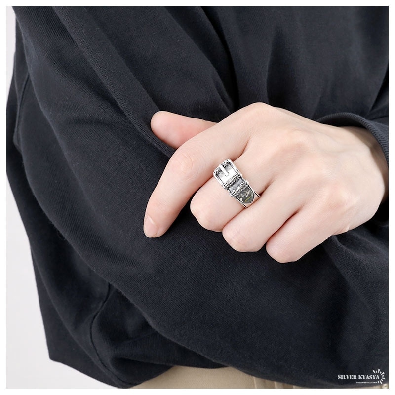 925 オープンリング ベルトモチーフ [cr422] | お洒落なレディース