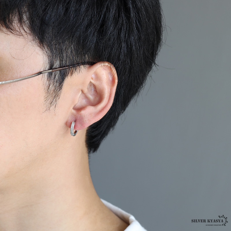 シルバー925 ジルコニア フープピアス [es418] | スタイルで探す