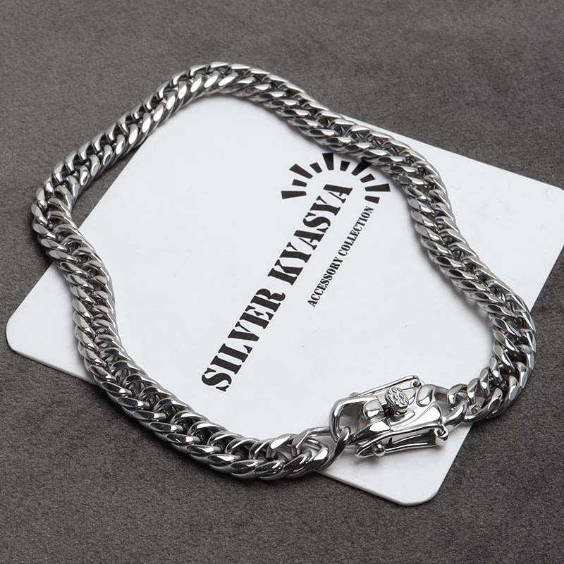 ステンレス製 ダブル喜平ブレスレット [b814-silver-6mm] | スタイルで