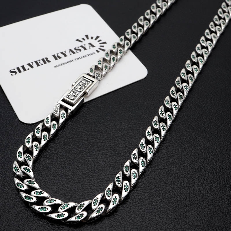 早い者勝ち！シルバー925 刻印あり 50ｇ 喜平ネックレス シルバー925 喜平チェーン ネックレス 幅6mm 45cm 喜平