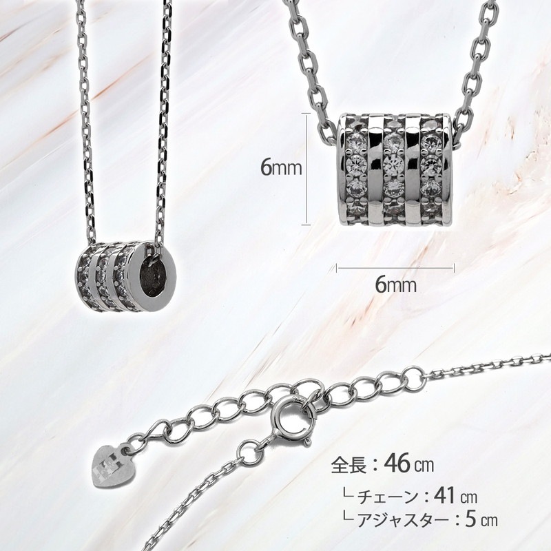 S925 バレル 樽 たる ネックレス [fhns059-silver] | ブランド