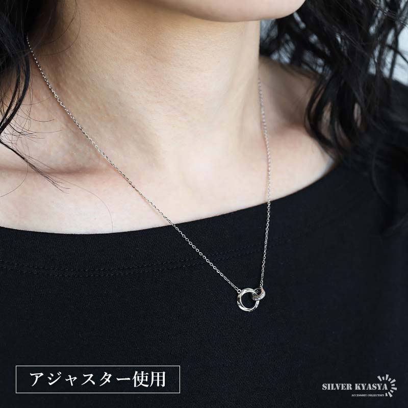 シルバー925 メビウスリングネックレス [cn154] | ネックレス,シルバー