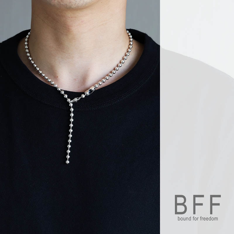 BFF 925 ボールチェーン ラリエット [bffns053-50cm] | ネックレス