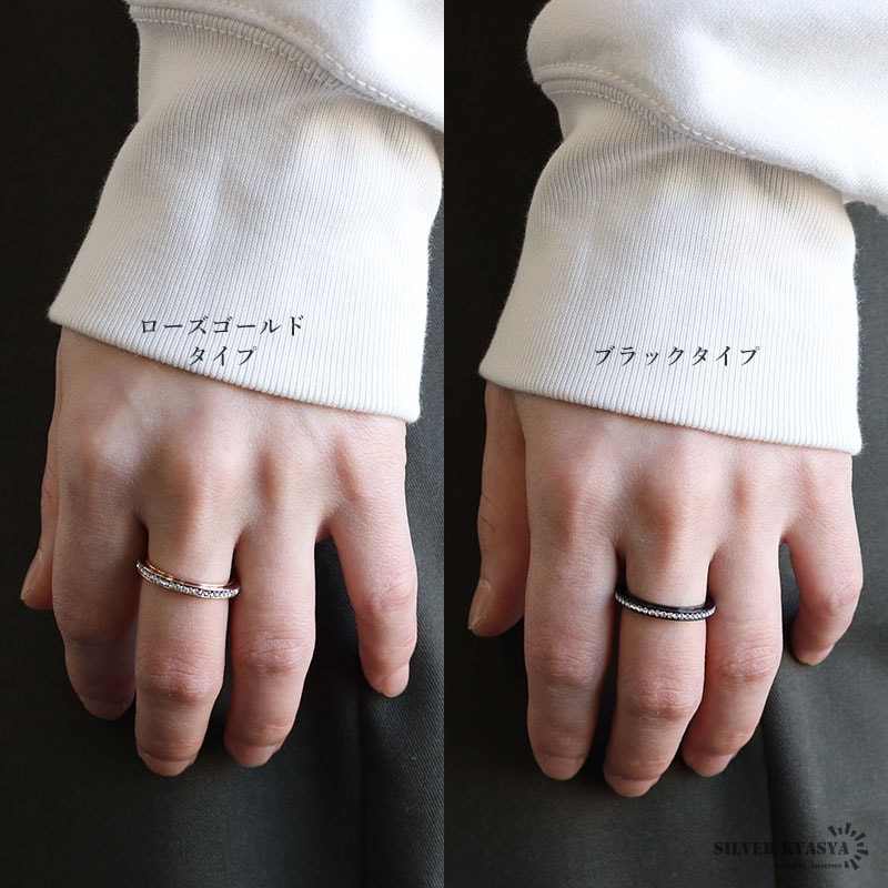 ステンレス 回る フルエタニティリング [r598] | リング,ステンレス