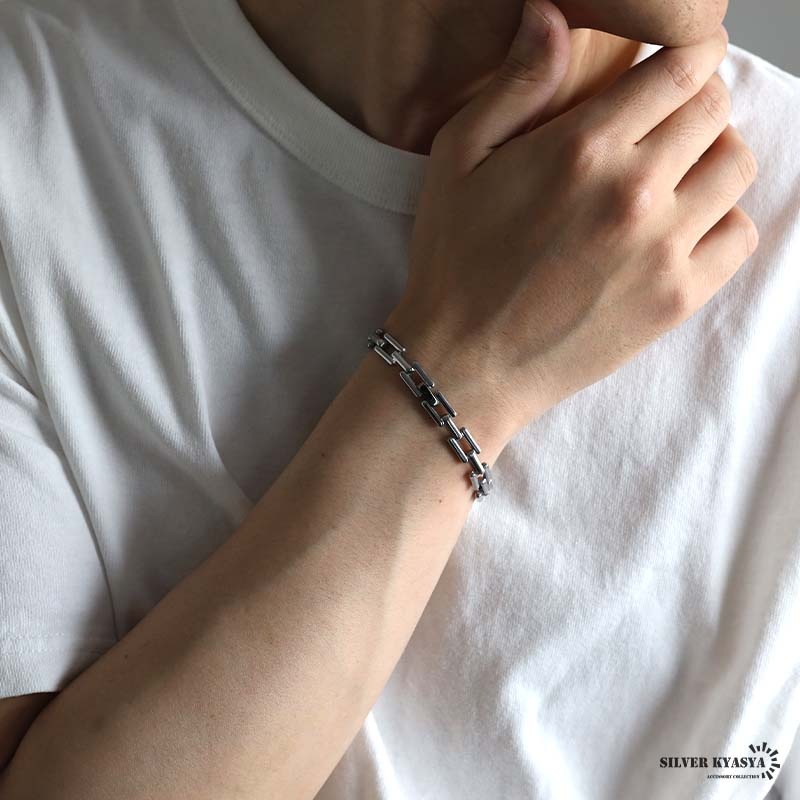 ステンレス メタルチェーンブレス 2色 [b899] | ブレスレット