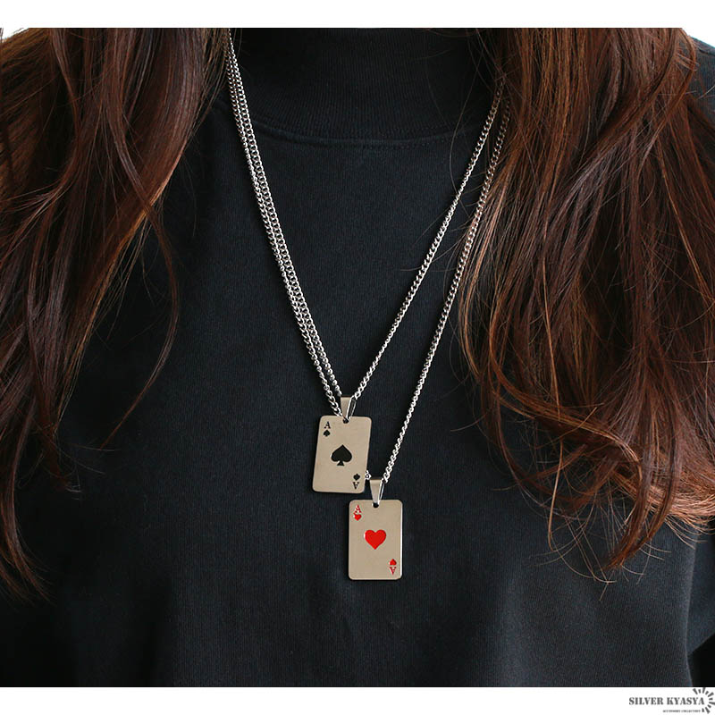 アバランチ　トランプネックレス AVALANCHE (アバランチ) 10KYG トランプモチーフネックレス