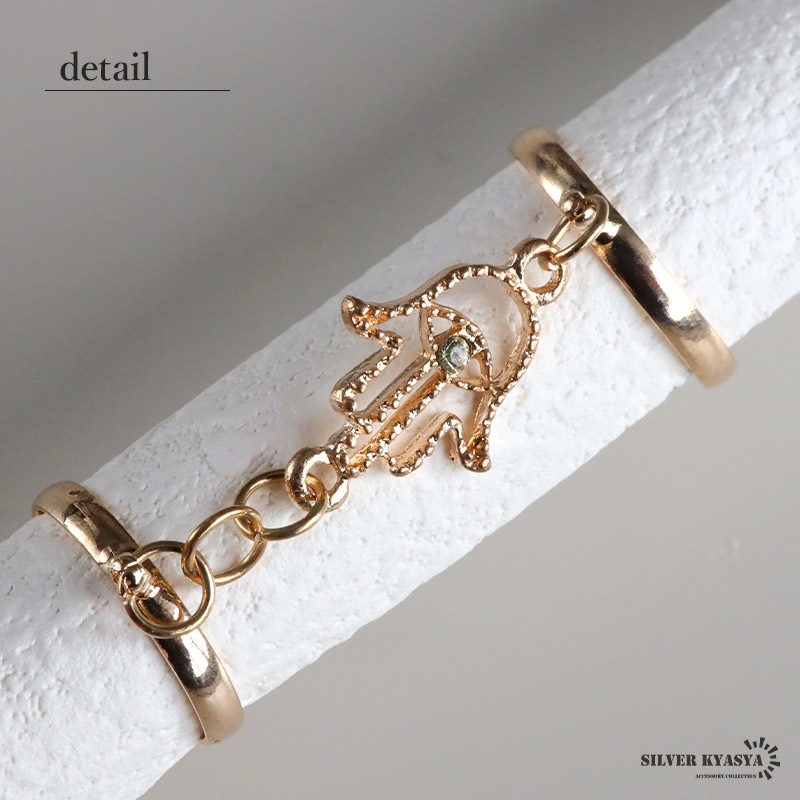 ファティマの手 ダブルリング [r767] | リング | SILVER KYASYA