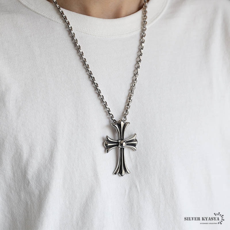 ステンレス クロスネックレス [n819-n169] | ネックレス,ステンレス