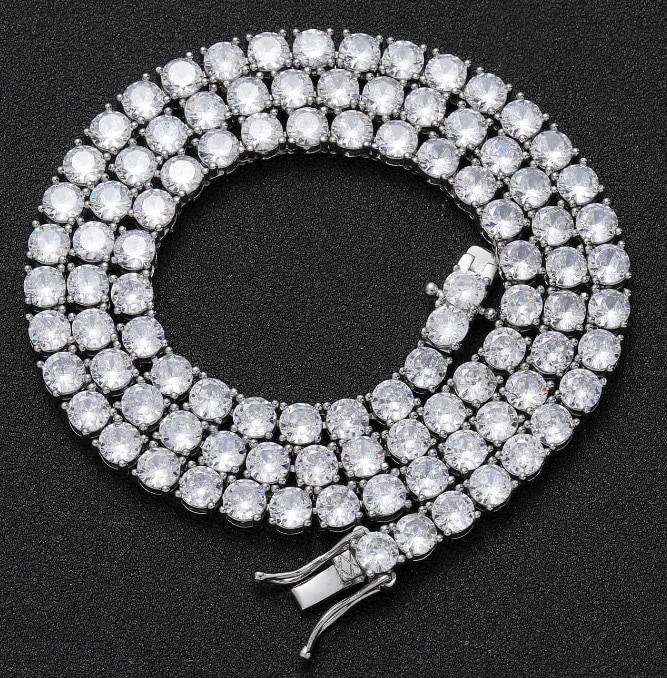 テニスチェーン テニスチェーンネックレス 幅8mm [n329-8mm] | スタイルで探す