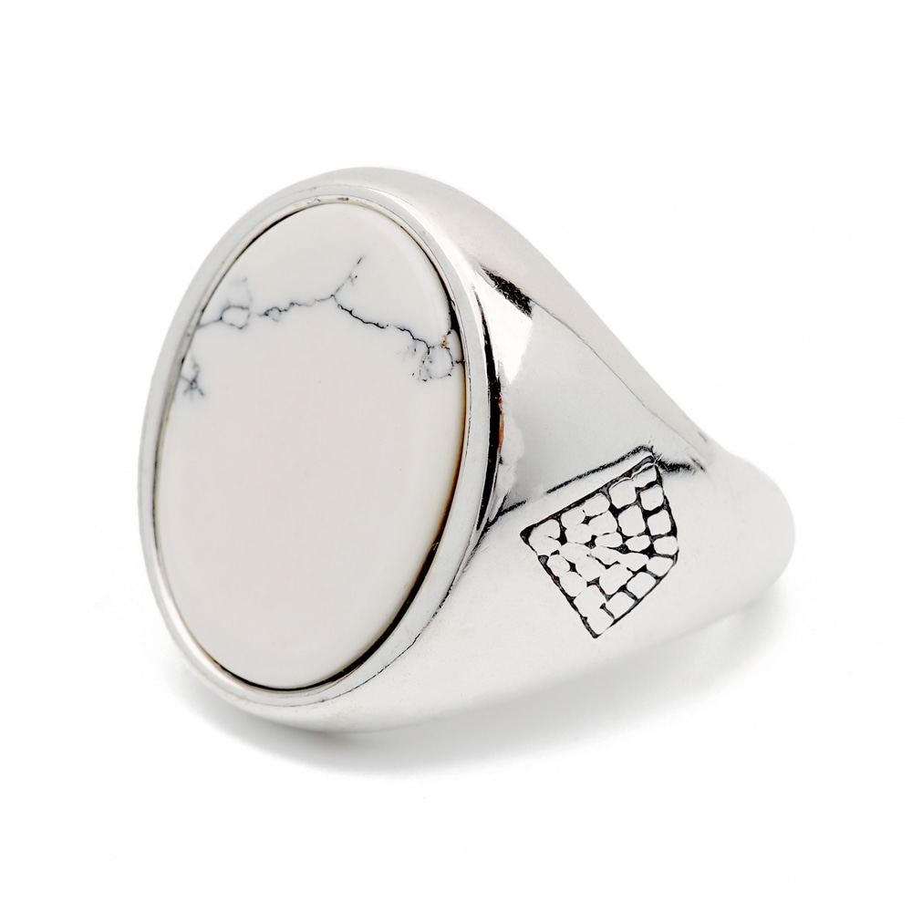 925 印台リング スタンプリング 白 [cr403] | モチーフで探す