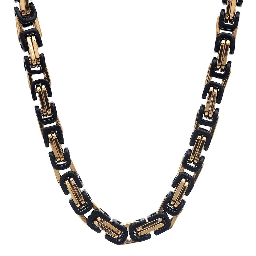 幾何学デザイン ネックレス ブラック/ゴールド プチプラネックレス 幾何学模様ペンダントネックレス – LOMEO