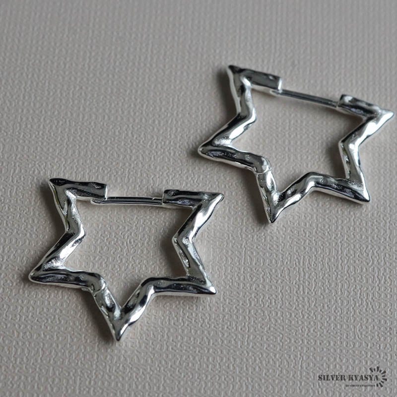 幾何学模様 シルバー ピアス シルバーピアス シルバー925 幾何学模様 壁画 三角 逆三角形