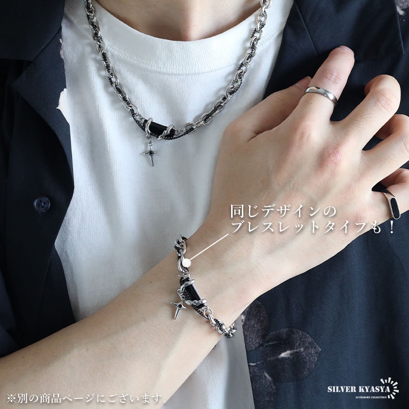 超希少　ルアンポーチャナイ師の陰陽虎　シリアル「9」純銀枠+ステンレスチェーン ステンレス デザインチェーンネックレス [n989] | ネックレス