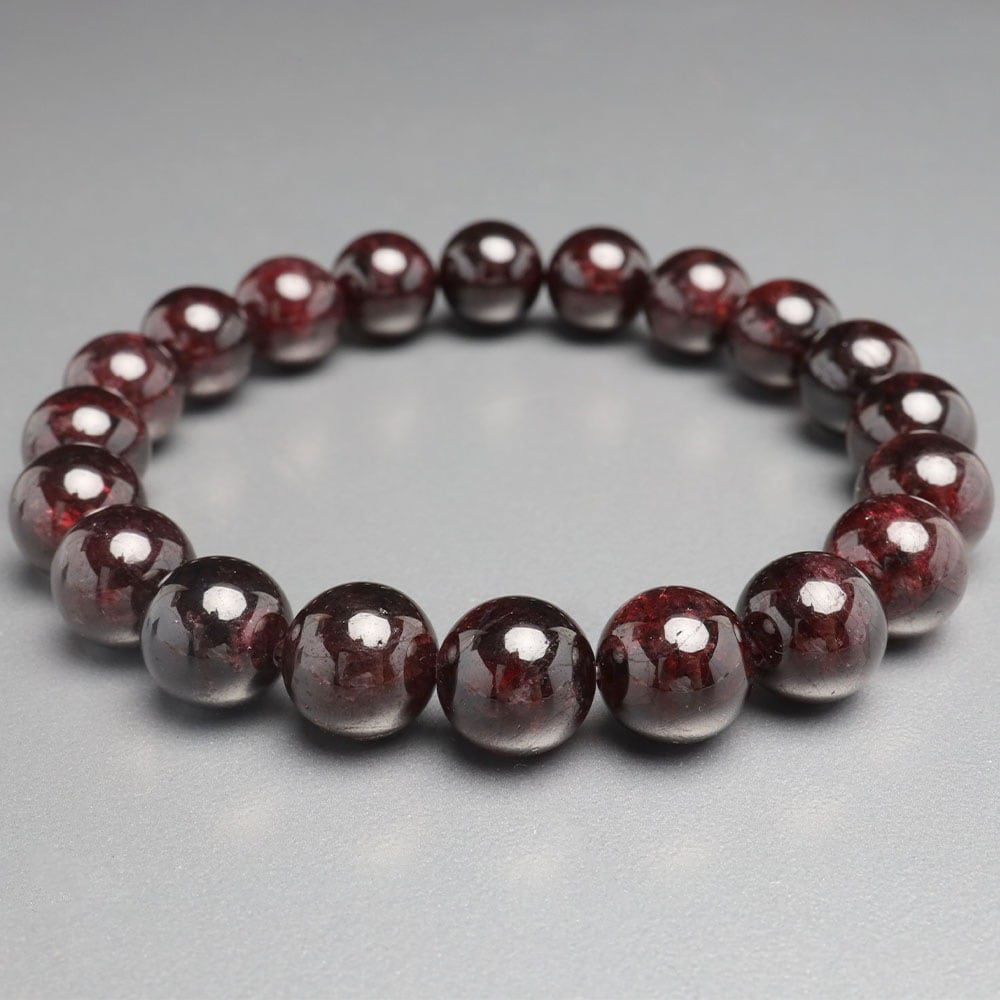 ガーネットブレスレット 14kgf☆一粒ガーネット ブレスレット | iichi 日々の暮らしを