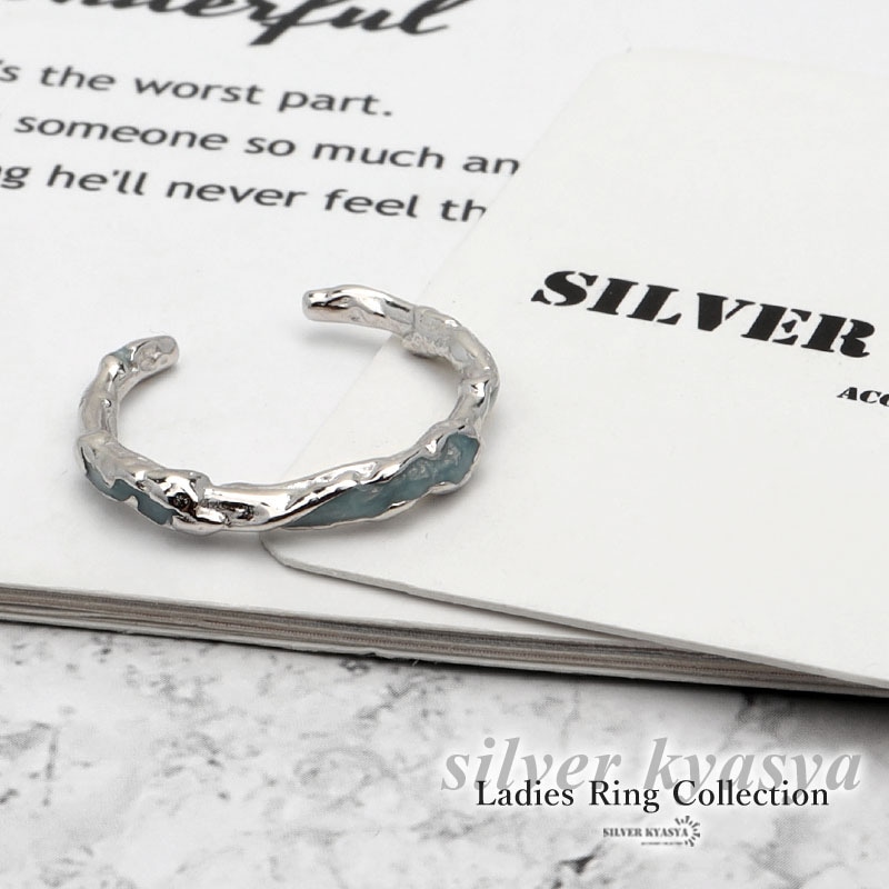 エナメルリング aliita-ring-flower-gold-