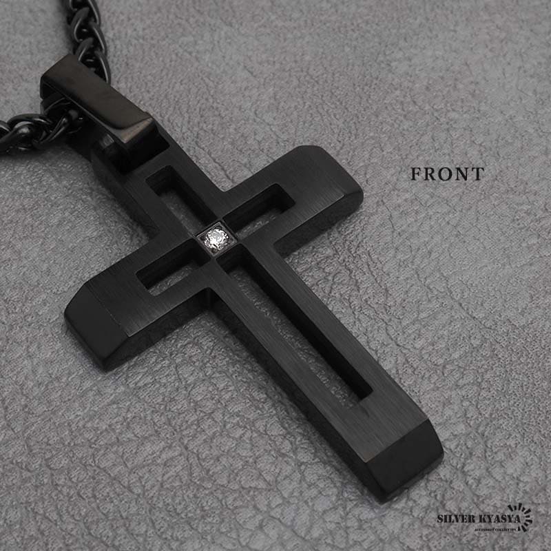 ステンレス クロスネックレス [n746] | すべての商品 | SILVER KYASYA