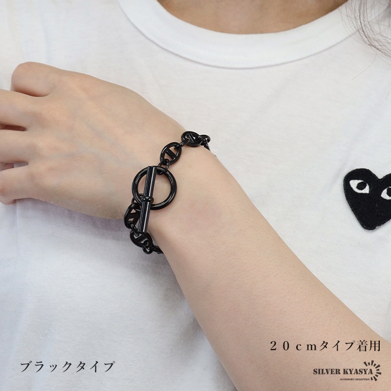 ステンレス 程よいサイズ感のコマを使用したアンカーチェーン