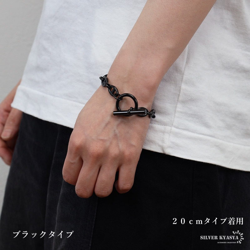ステンレス 程よいサイズ感のコマを使用したアンカーチェーン