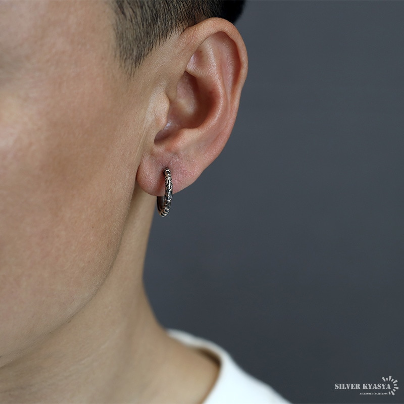 S925 唐草 ハーフフープピアス [es129] | スタイルで探す,ゴシック