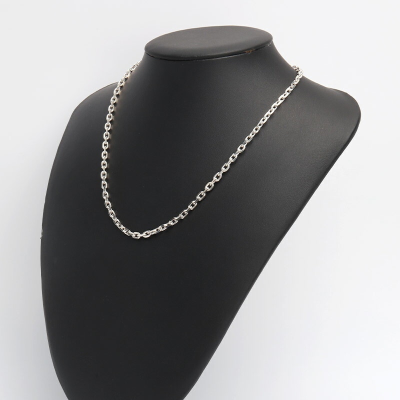 925 4面カットあずきチェーン [cs032-s-4mm] | ネックレスチェーン