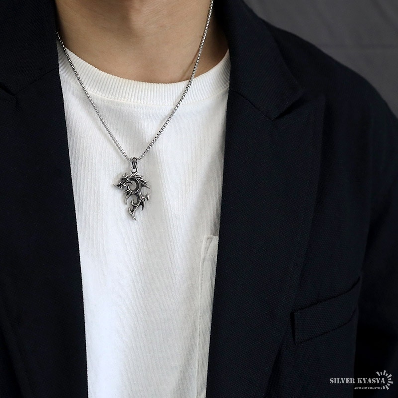 L729 MARS silver925 ドラゴンデザインネックレスチェーン MARS マーズ ドラゴン 龍 SILVER925 ペンダント ネックレス
