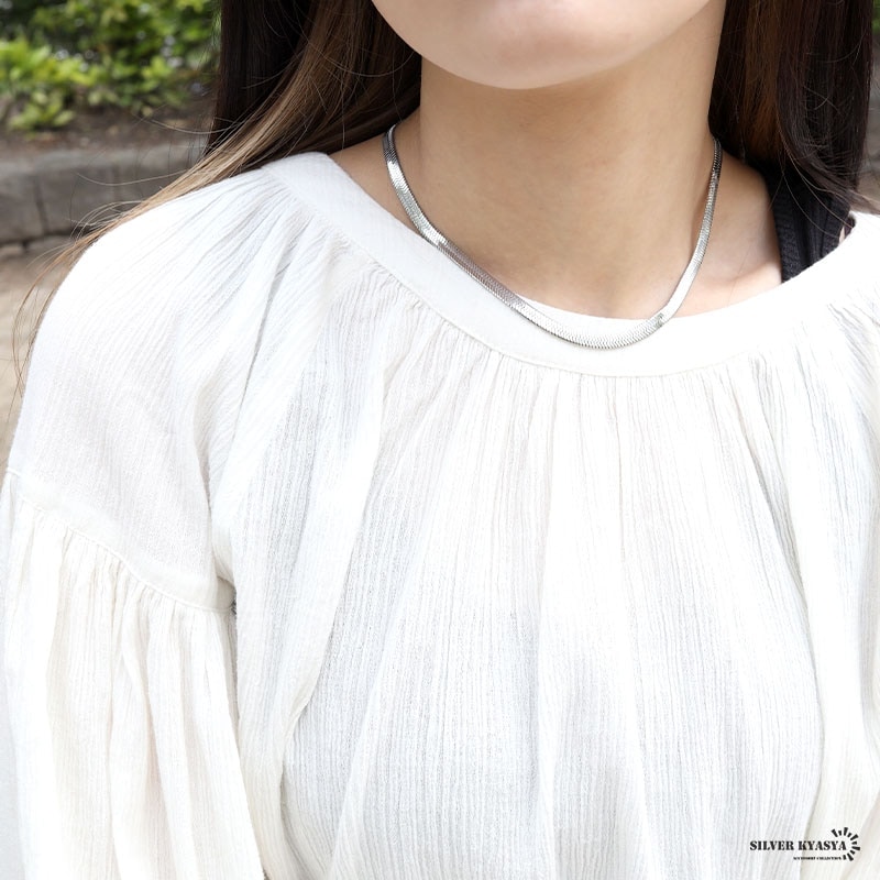 スネークチェーンネックレス 5mm/S [c038-5mm-s] | スタイルで