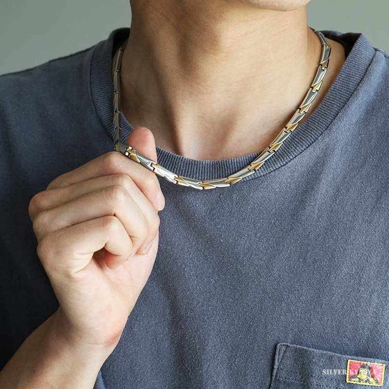 磁気ネックレス ステンレス [n695] | ブレスレット,ステンレス